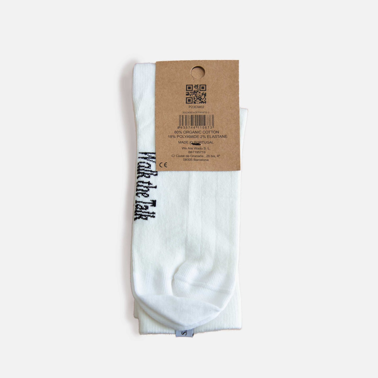 Crew Ribbed Socks - Offwhite