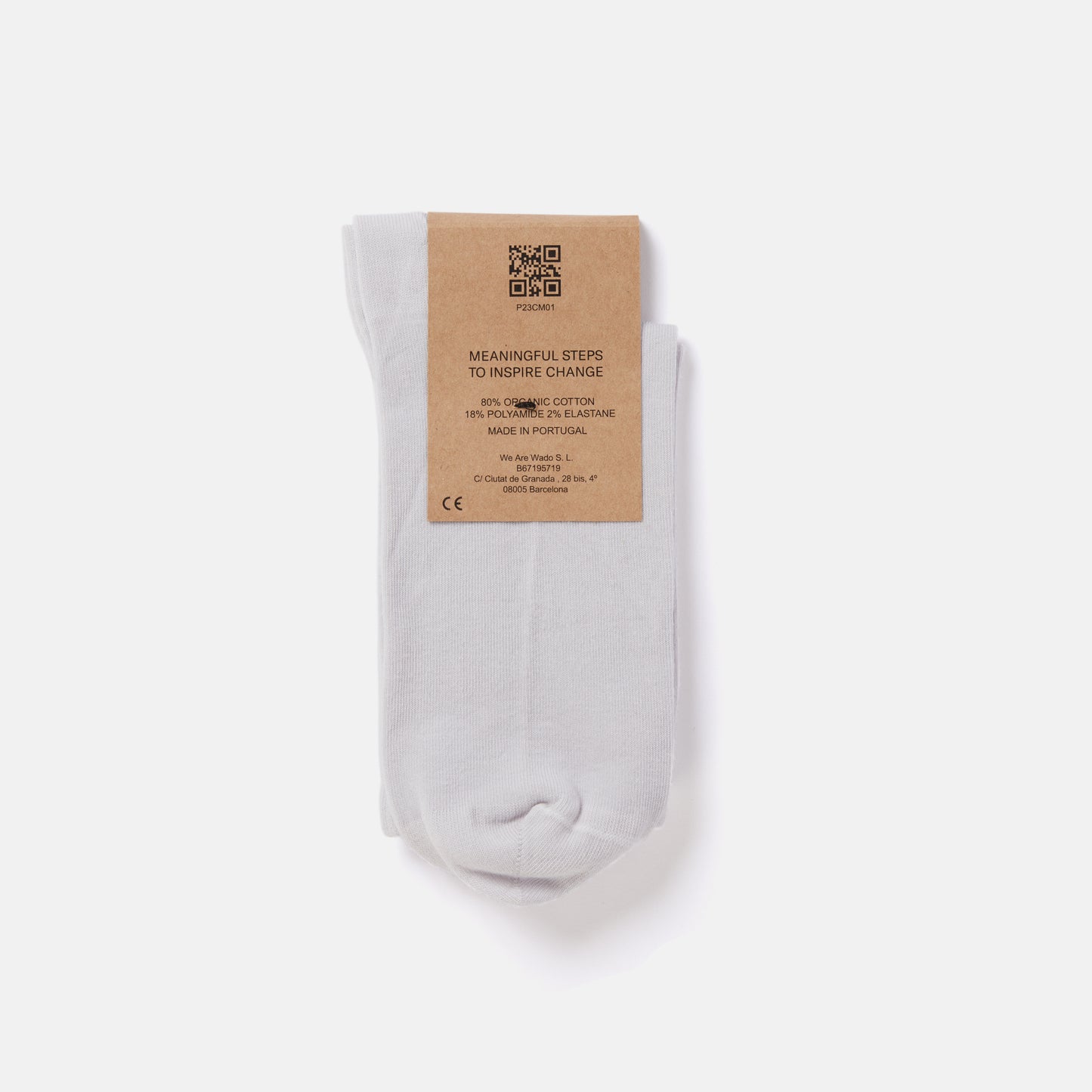 Cloud Grey Socks