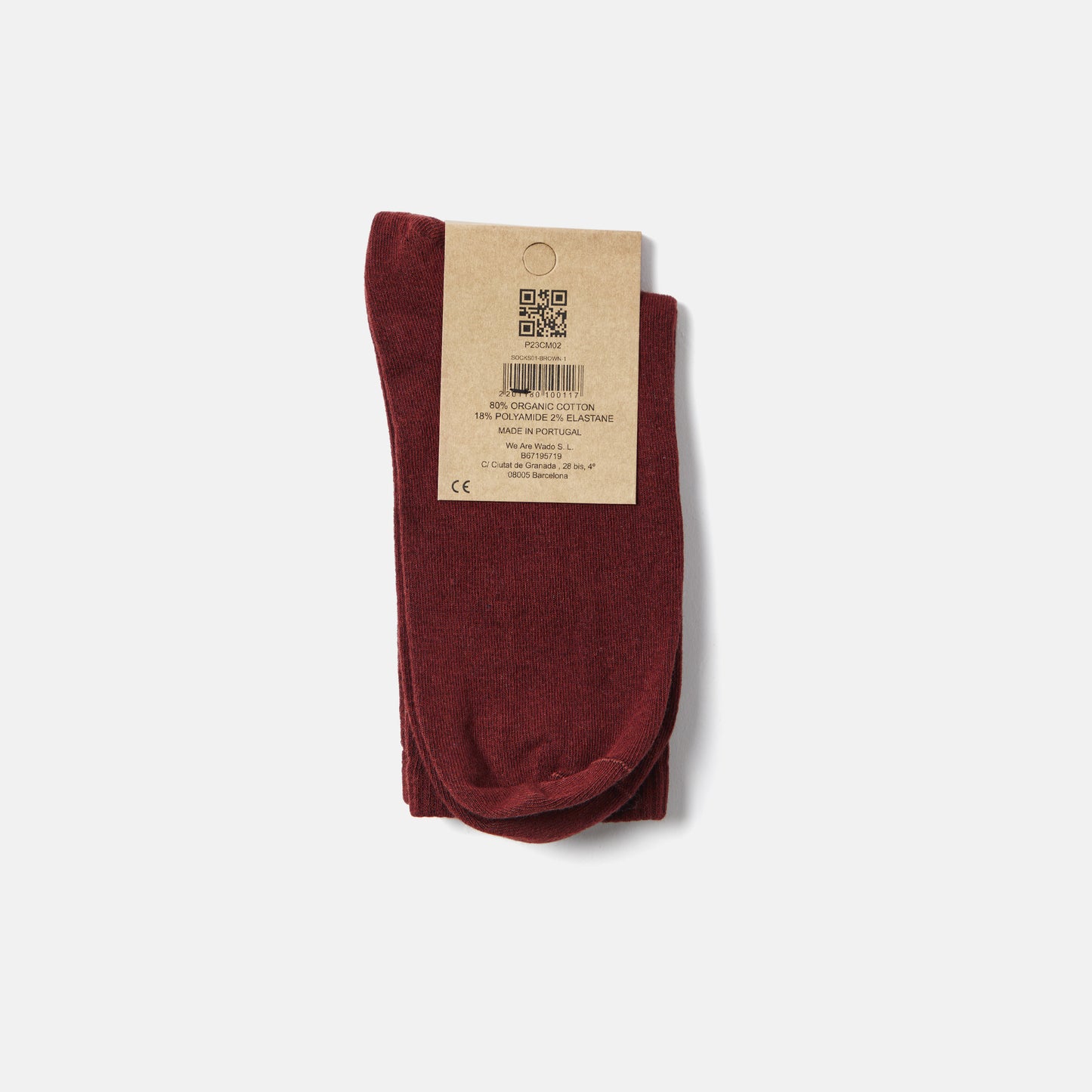Mid-crew Everyday Socks - Garnet