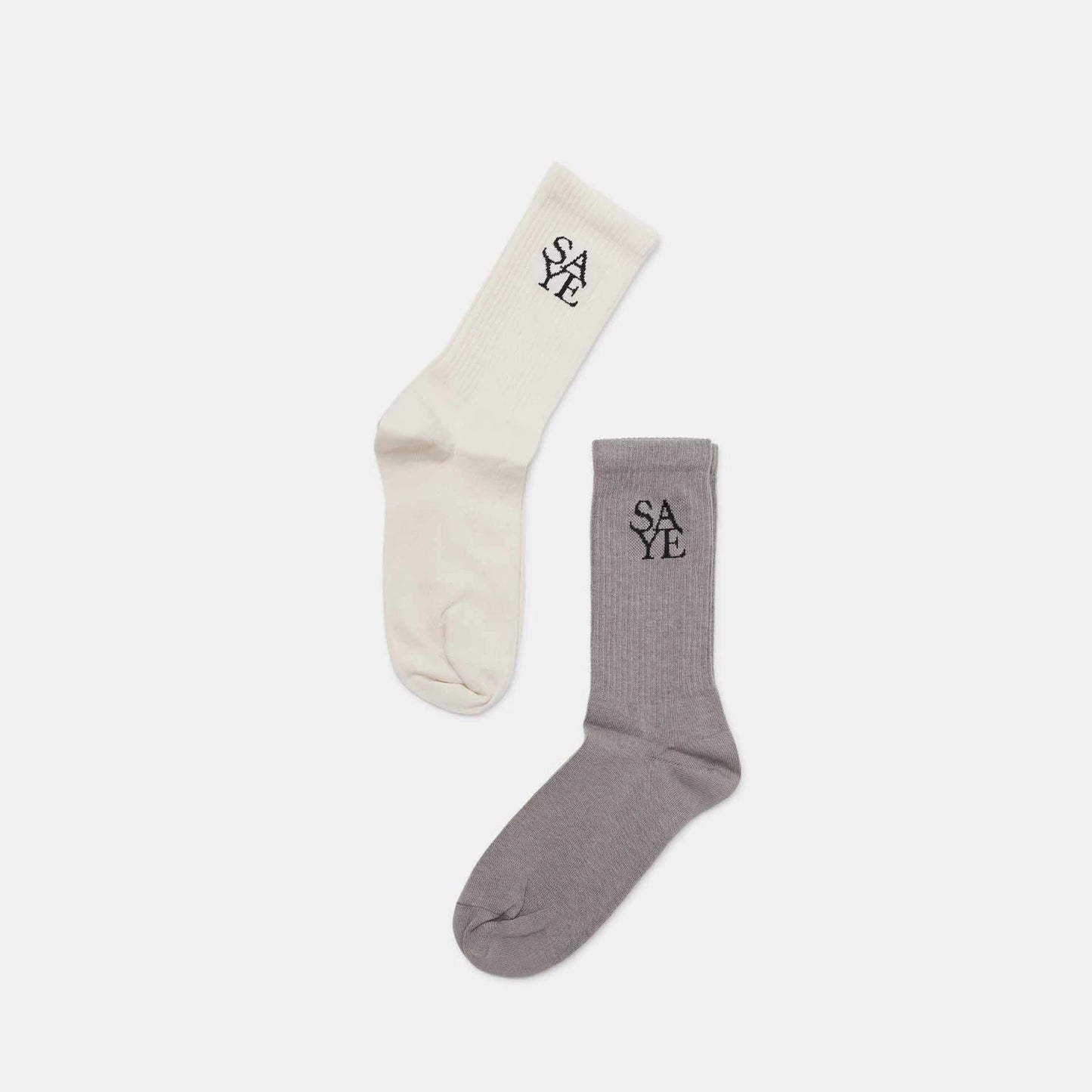 Crew Everyday Socks - Offwhite & Grey