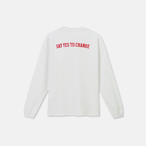 Born in Poblenou Long Sleeve T - White