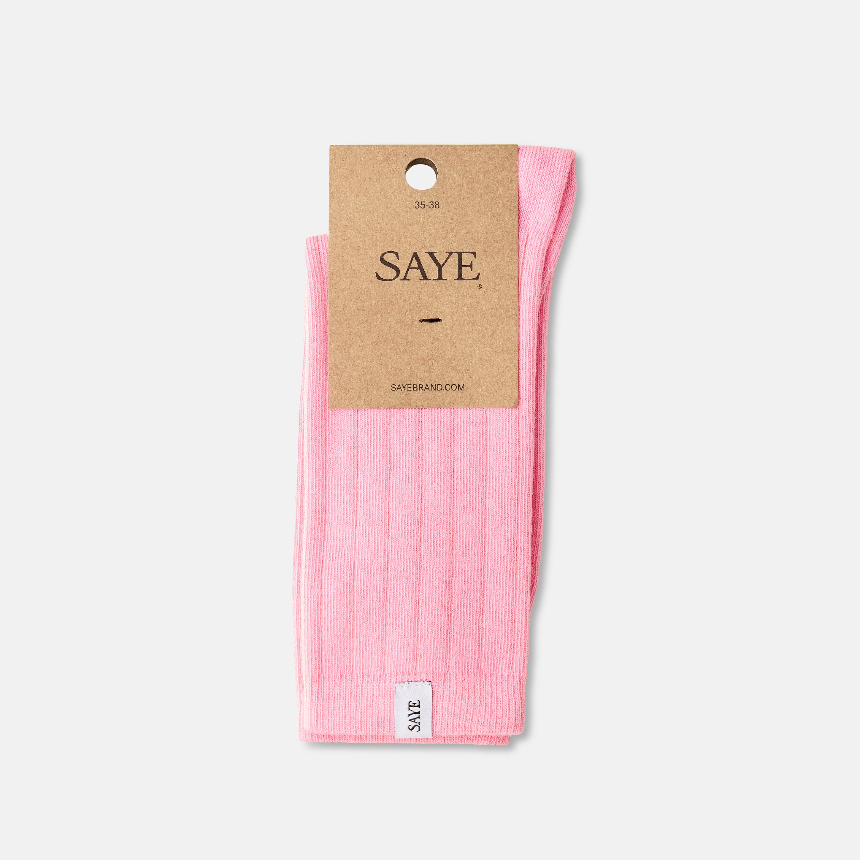 Crew Ribbed Socks - Gum