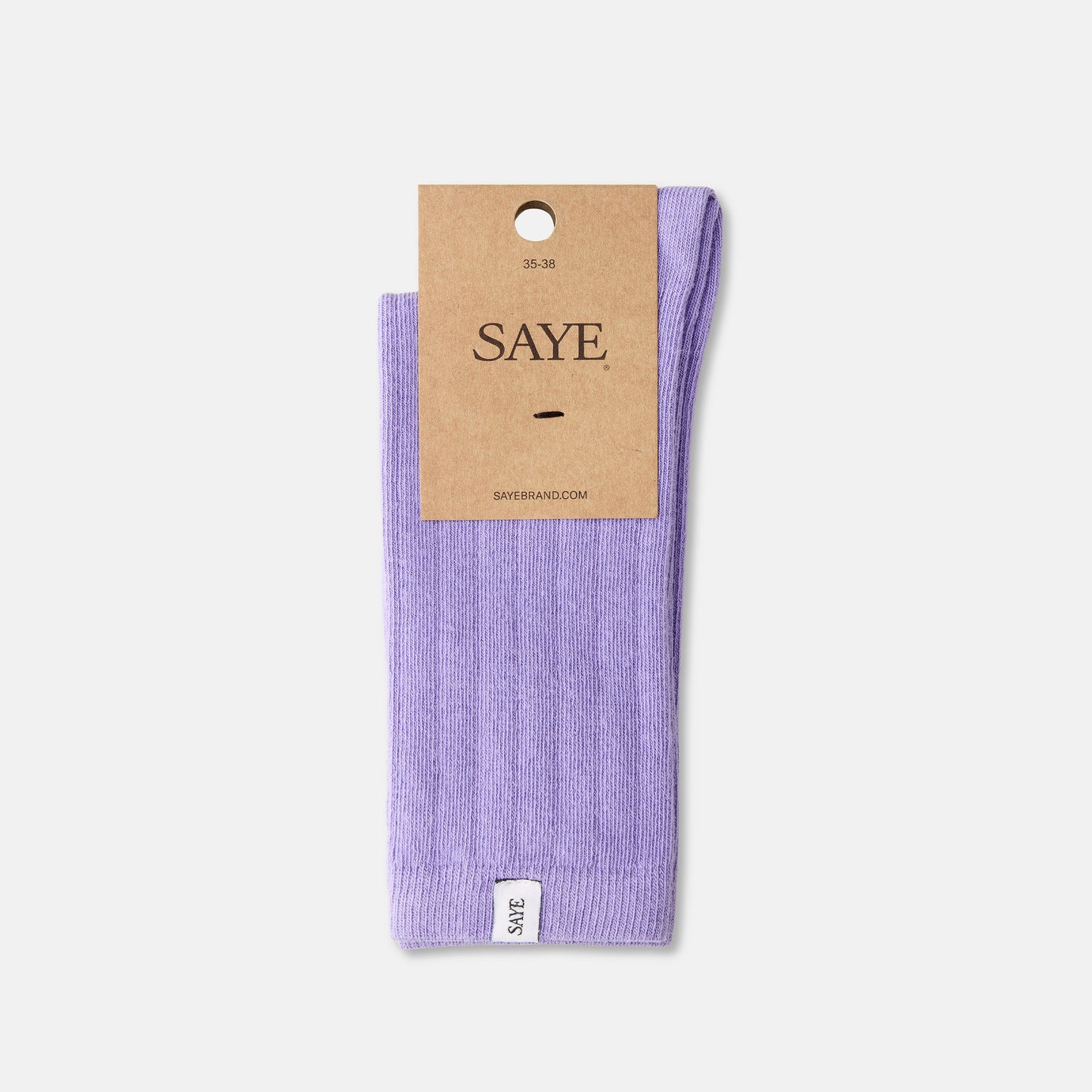 Crew Ribbed Socks - Lavender