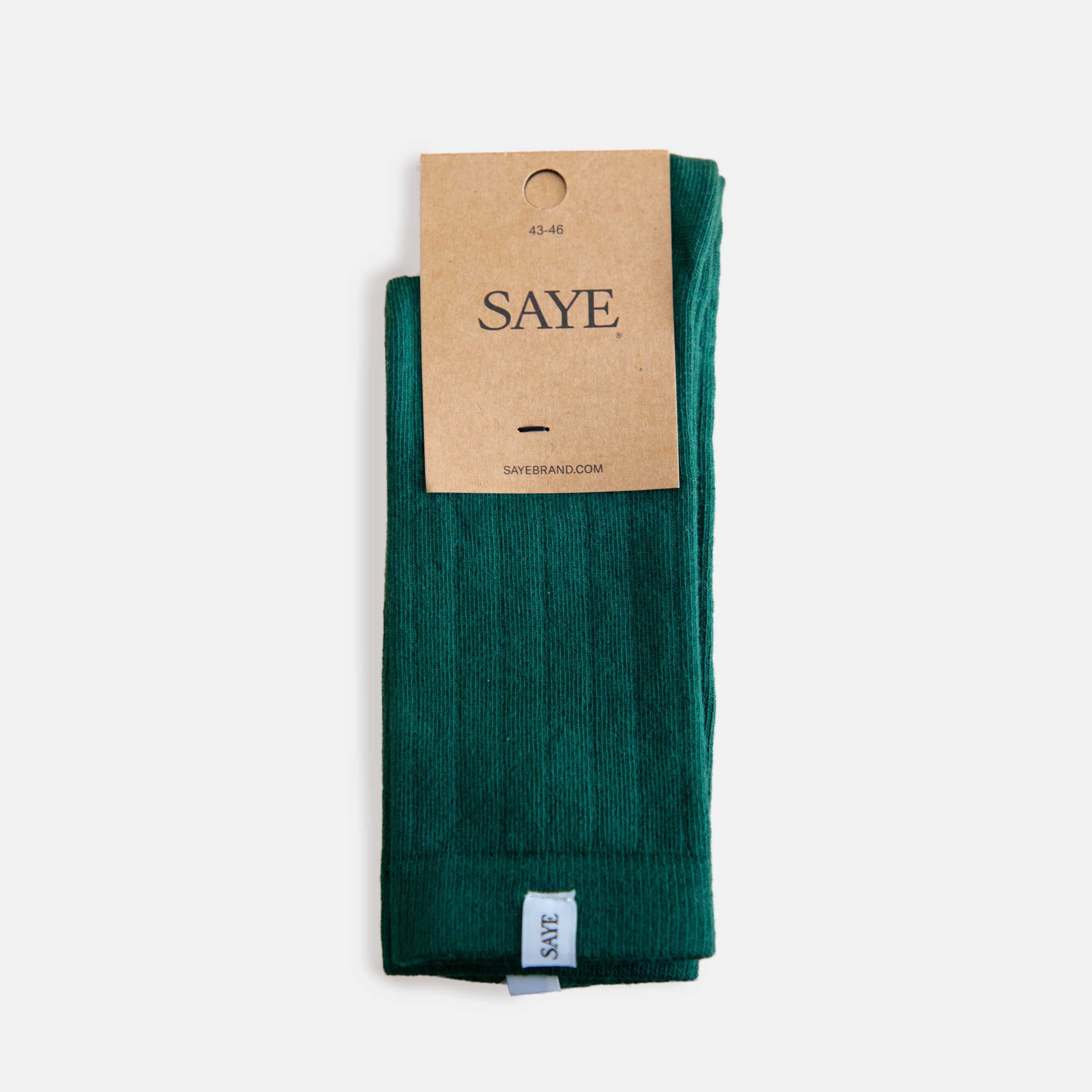 Crew Ribbed Socks - Forest