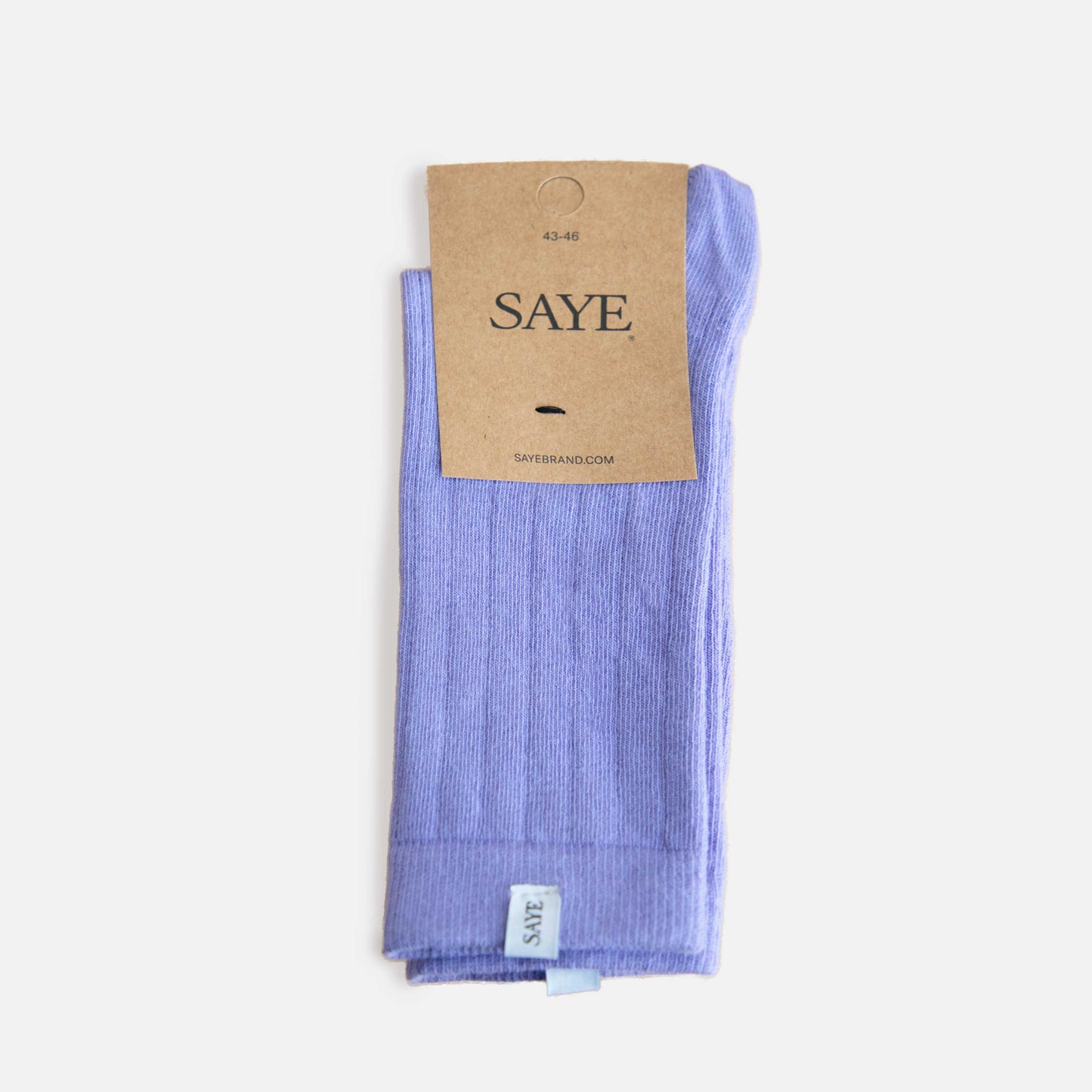 Crew Ribbed Socks - Lavender