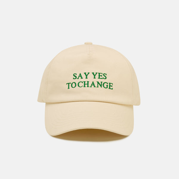 Say Yes to Change Cap - Beige