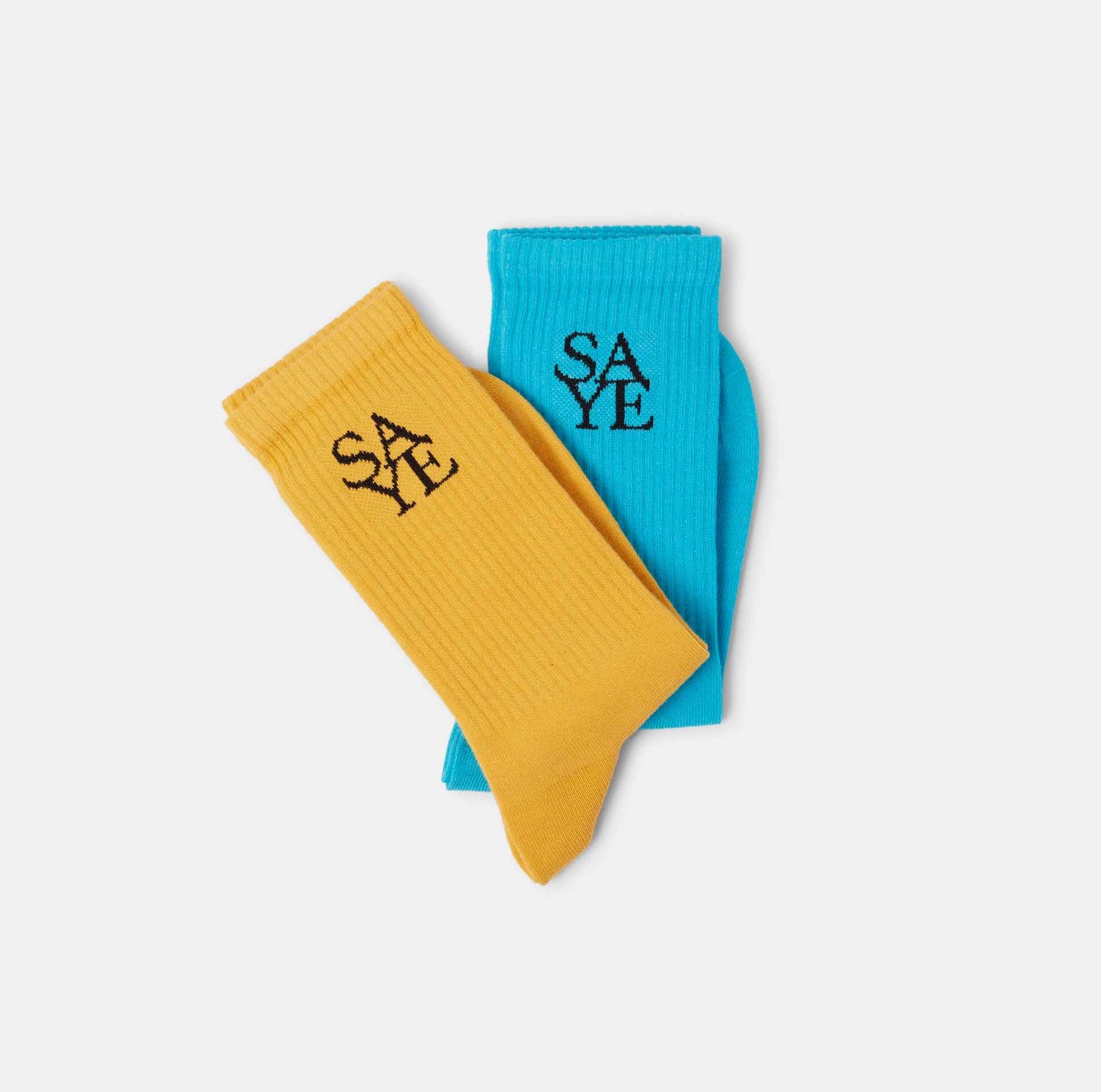 Crew Everyday Socks - Blue & Mustard